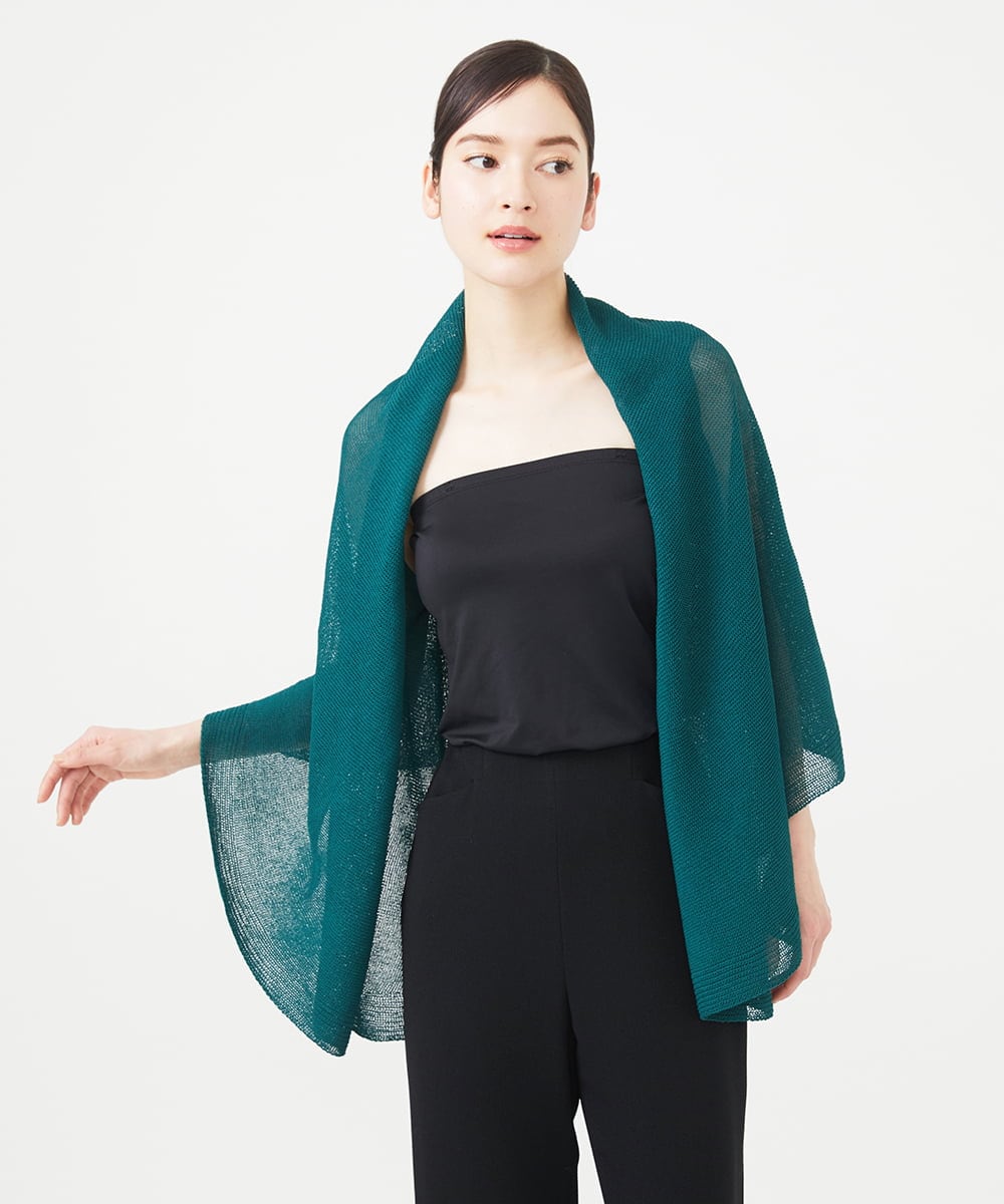 GBSHA71330 Sybilla(シビラ) ペーパーヤーンドレープジレ グリーン