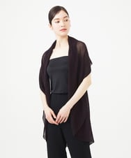 GBSHA71330 Sybilla(シビラ) ペーパーヤーンドレープジレ ダークブラウン