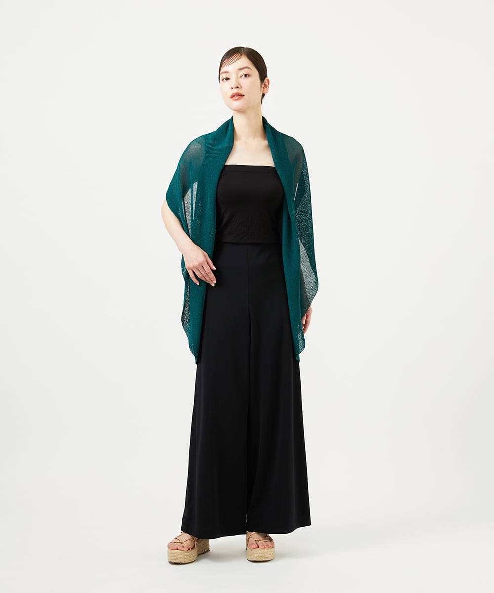 GBSJA71330 Sybilla(シビラ) ペーパーヤーンドレープジレ グリーン