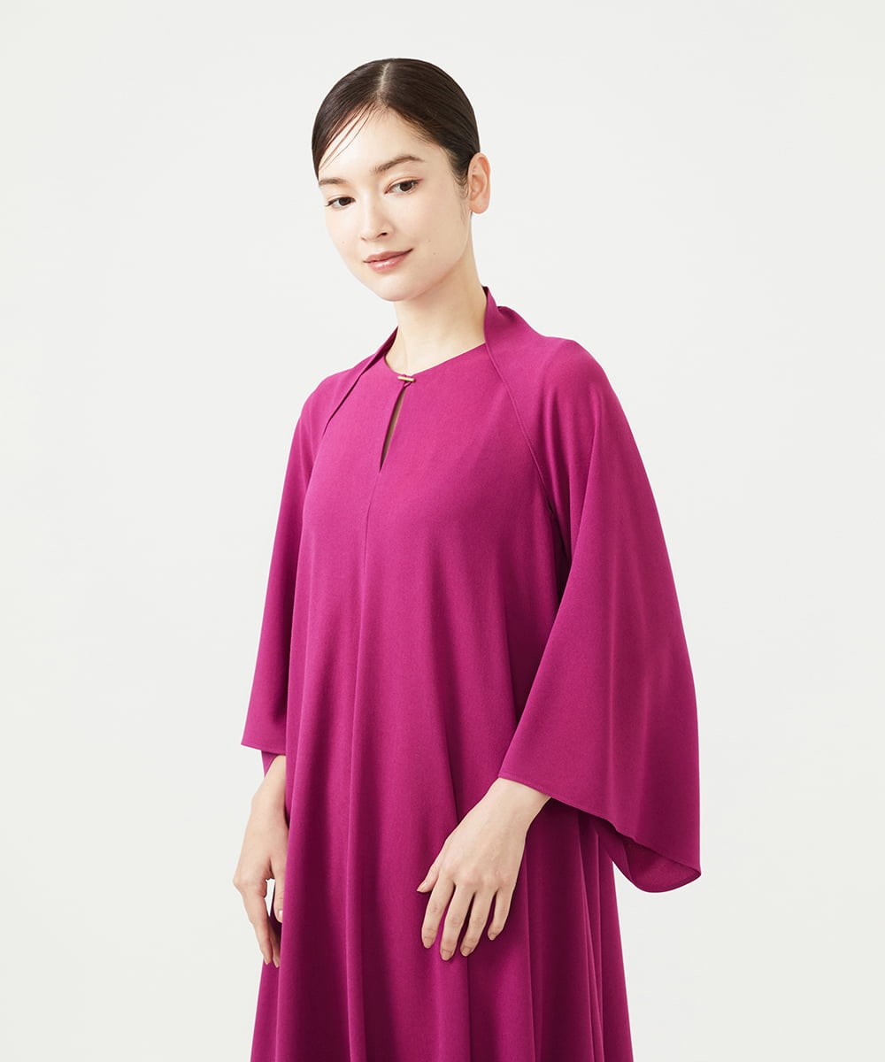 GDBAD02230 Sybilla(シビラ) ストールデザインボレロ ピンクパープル