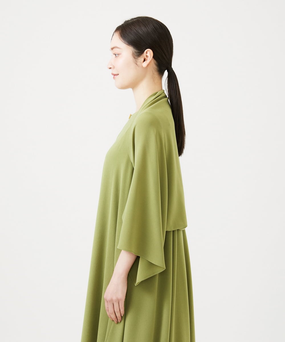 GDBGD02230 Sybilla(シビラ) ストールデザインボレロ グリーン