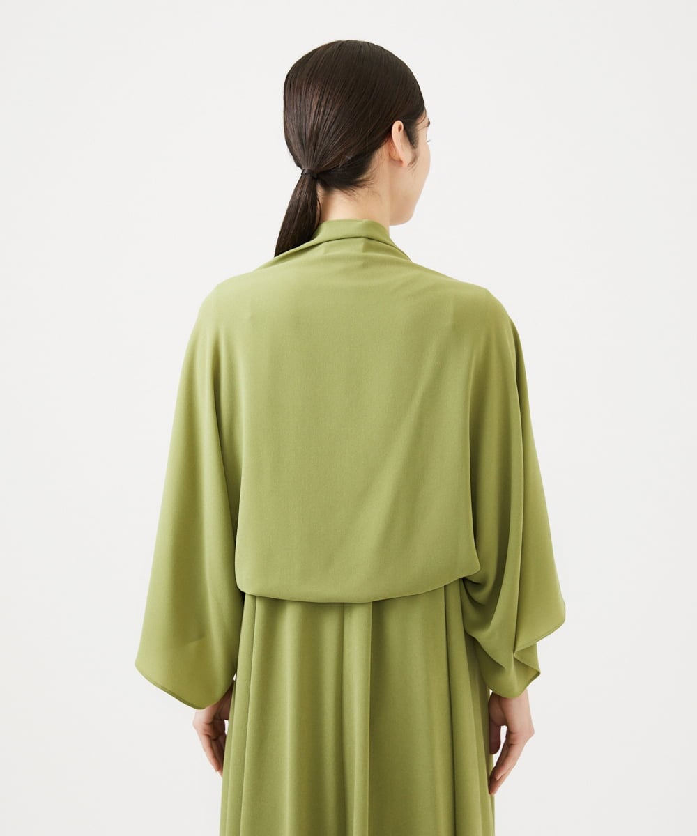 GDBGD02230 Sybilla(シビラ) ストールデザインボレロ グリーン