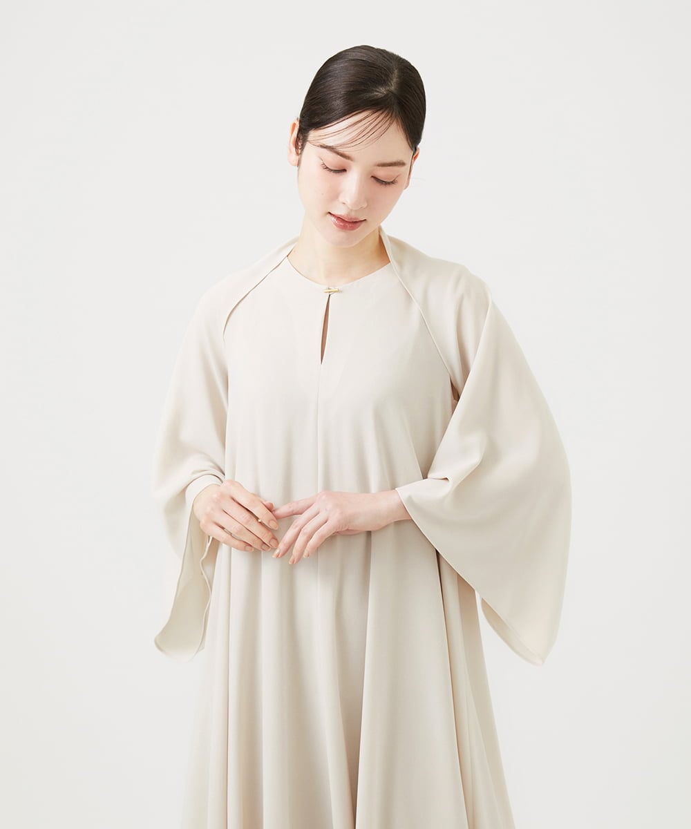 GDBGD02230 Sybilla(シビラ) ストールデザインボレロ アイボリー