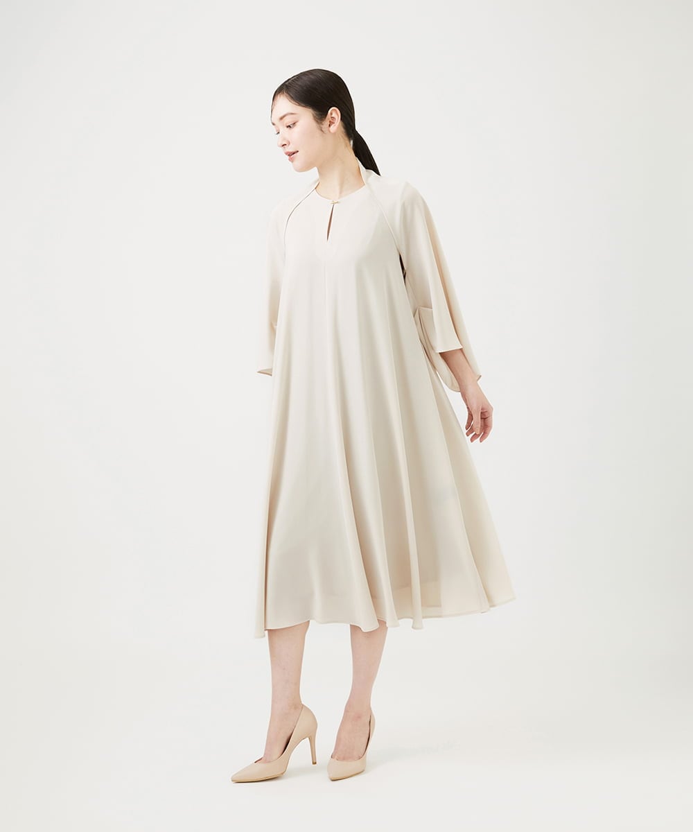 GDBGD02230 Sybilla(シビラ) ストールデザインボレロ アイボリー