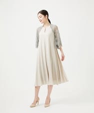 GDBGD05430 Sybilla(シビラ) サークルラメレースボレロ ダークシルバー