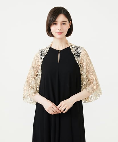 GDBGF05430 Sybilla サークルラメレースボレロ