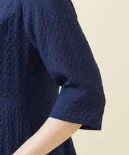 GDECA86600 Sybilla(シビラ) フクレジャカードドレス ネイビー