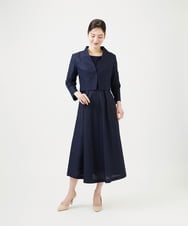 GDEGD84630 Sybilla(シビラ) フラワー総刺繍ドレス ネイビー