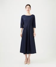 GDEGD84630 Sybilla(シビラ) フラワー総刺繍ドレス ネイビー