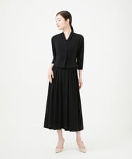 GDPAG90500 Sybilla(シビラ) ストレッチスクエアネックドレス ブラック