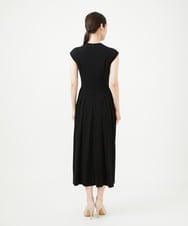 GDPAG90500 Sybilla(シビラ) ストレッチスクエアネックドレス ブラック