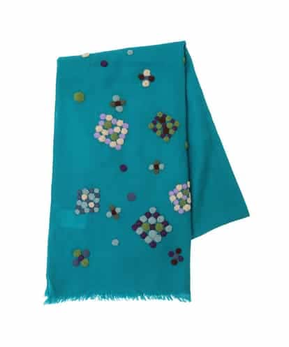GG3LD30180 Jocomomola ドット刺繍ストール