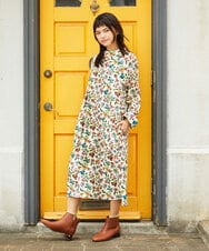 GJEAG30300 Jocomomola(ホコモモラ) Poemas callejeros フラワープリントワンピース アイボリー