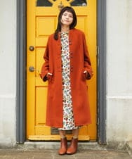 GJEAG30300 Jocomomola(ホコモモラ) Poemas callejeros フラワープリントワンピース アイボリー