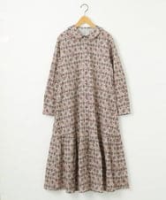 GJEDD32280 Jocomomola(ホコモモラ) Hidalgo 幾何調プリントワンピース アイボリー