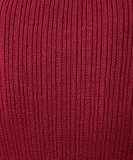 GJFAG30160 Jocomomola(ホコモモラ) LANABLEND ハイネックリブニット レッド