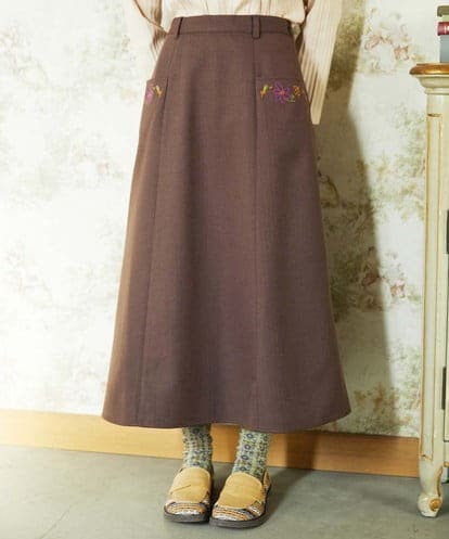GJHDD36200  Pluma de flecha フレアスカート