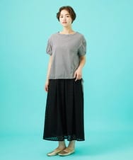 GJHGB52220 Jocomomola(ホコモモラ) Fruta delicada ラッセルレーススカート ベージュ