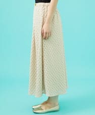 GJHGB52220 Jocomomola(ホコモモラ) Fruta delicada ラッセルレーススカート ベージュ