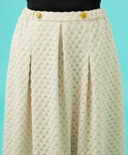 GJHGB52220 Jocomomola(ホコモモラ) Fruta delicada ラッセルレーススカート ベージュ