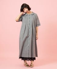 GJHGE47160 Jocomomola(ホコモモラ) 【接触冷感】Fresco 天竺レースペチコート ブラック