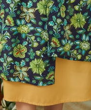 GJHHD01220 Jocomomola(ホコモモラ) Verano en La Mancha フラワープリントスカート ネイビー