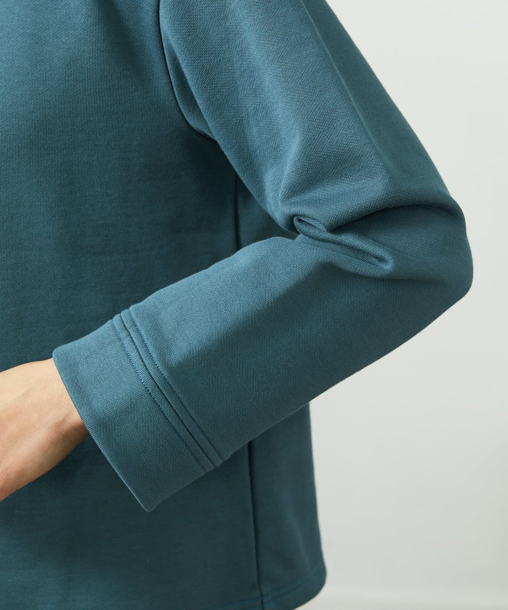 GJKDD01200 Jocomomola(ホコモモラ) Palominos flor フラワーアップリケカットソー ブルー