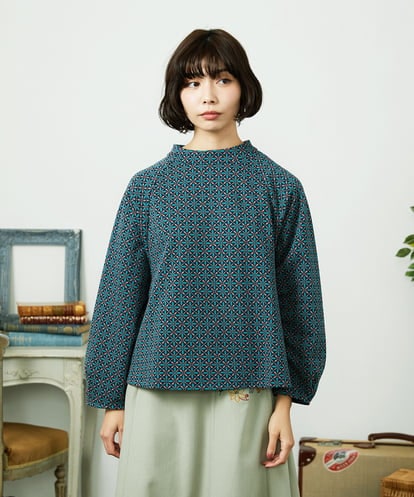GJKDD31180 Jocomomola Armadura de flores ジャカードカットソー