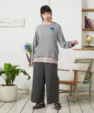 GJKFD31100 Jocomomola(ホコモモラ) 天竺レースキャミソール ピンク
