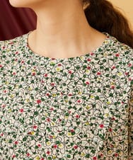 GJKJD30180 Jocomomola(ホコモモラ) 【接触冷感】Onditas ドットプリントカットソー アイボリー