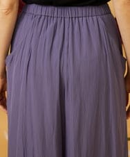 GJLJD33180 Jocomomola(ホコモモラ) Sacudida サテンワイドパンツ パープル