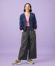 GJTGD33240 Jocomomola(ホコモモラ) Livia de flores フラワージャカードカーディガン ネイビー
