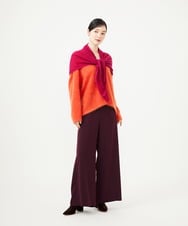 GK3AG01170 Sybilla(シビラ) カシミヤ三角ストール ピンク