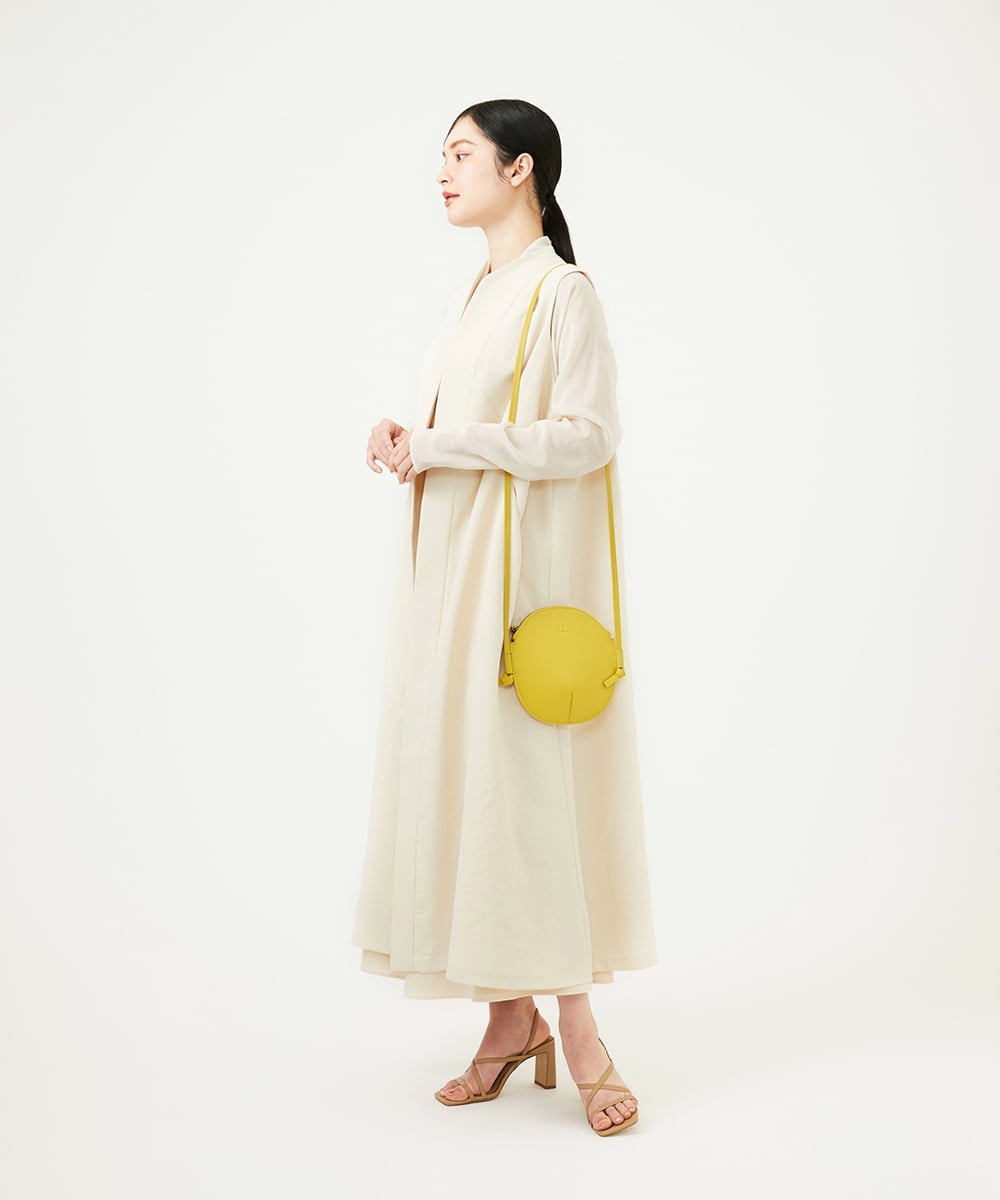 GK5GD03300 Sybilla(シビラ) サークルレザーバッグ イエロー