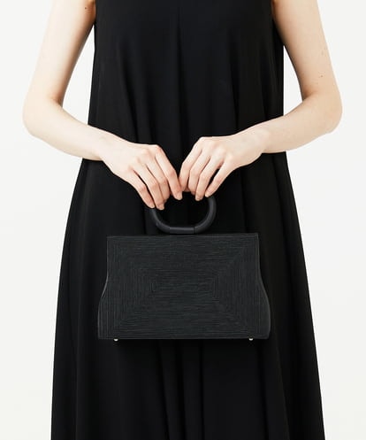 GK5GF01450 Sybilla コード刺繍リングハンドルバッグ