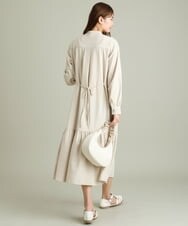 K2AFS01089 a.v.v(アー・ヴェ・ヴェ) 【2SET】クロスニット×ティアードワンピース アイボリー