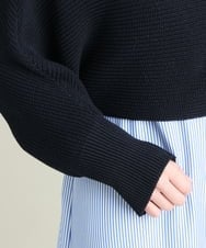 K2AFS01089 a.v.v(アー・ヴェ・ヴェ) 【2SET】クロスニット×ティアードワンピース アイボリー