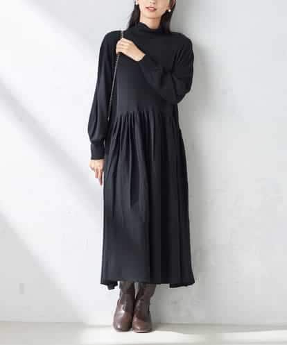 K2AKV05089  【WEB限定】タートルニットワンピース