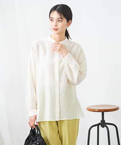 K2BGA33044 a.v.v シアー楊柳ブラウス