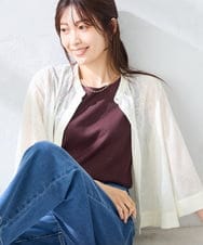 K2BHD52054 a.v.v(アー・ヴェ・ヴェ) レースブラウス アイボリー
