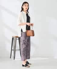 K2BHD63049 a.v.v(アー・ヴェ・ヴェ) 【接触冷感/イージーケア/洗える】シャドーストライプライトシャツ ブルー