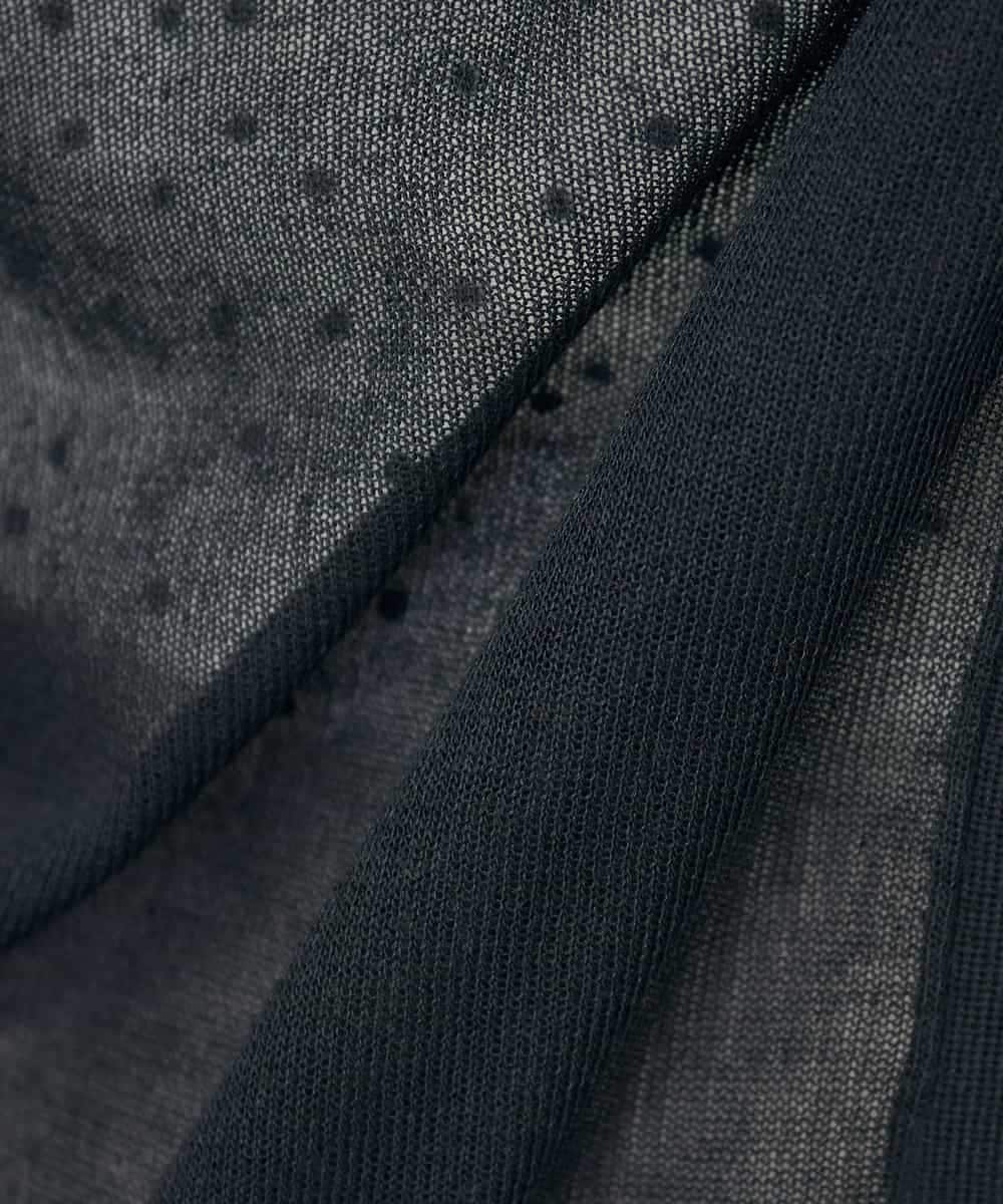 K2CGA07044 a.v.v(アー・ヴェ・ヴェ) シアーVネックカーディガン グレー