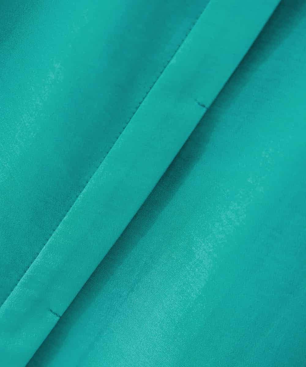 K2EHD20089 a.v.v(アー・ヴェ・ヴェ) シアーギャザーワンピース グリーン