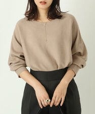 K2FAS50029 a.v.v(アー・ヴェ・ヴェ) ドルマンチュニックニット ベージュ