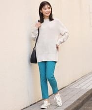 K2FDS03054 a.v.v(アー・ヴェ・ヴェ) メランジテープヤーンニット アイボリー