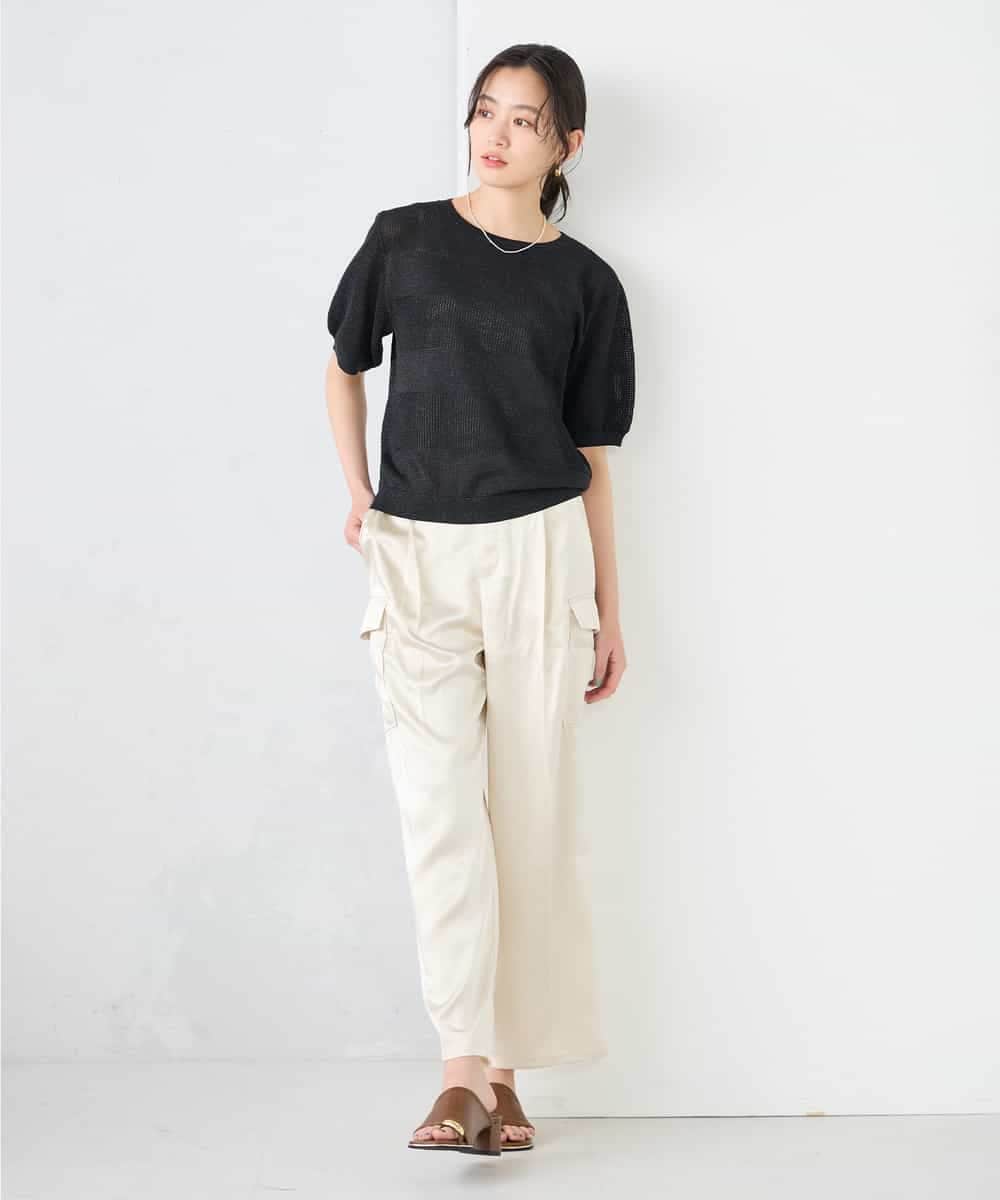 K2FGD34049 a.v.v(アー・ヴェ・ヴェ) ラメッシュボーダープルオーバー レッド
