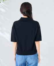 K2FHD41049 a.v.v(アー・ヴェ・ヴェ) 襟付きスキッパーニット アイボリー