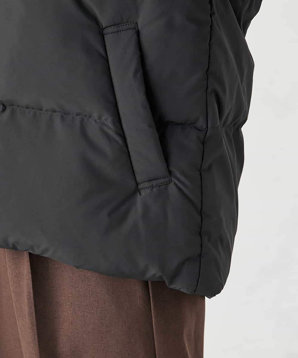 K2JAD10159 a.v.v(アー・ヴェ・ヴェ) 【2WAY】スタンドネックショートダウンジャケット アイボリー