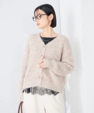 K2KAG03035 a.v.v(アー・ヴェ・ヴェ) 【雑誌InRed(宝島社)11月号掲載】チュールレースヘムロンT ホワイト