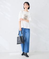 K2KAG15035 a.v.v(アー・ヴェ・ヴェ) アソート ロゴ プリント 長袖 Tシャツ ダークグレー